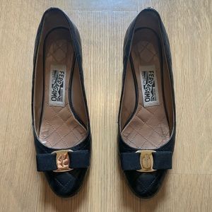 Salvatore Ferragamo quilted flat size 7.5 women’s